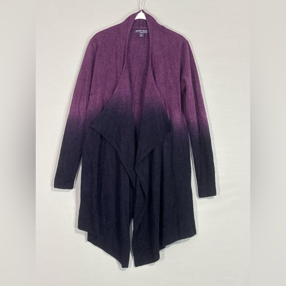 Barefoot Dreams Ombré Waterfall Open Front Cardigan Bamboo Chic Lite S/M